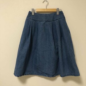 E hyphen world gallery M イーハイフンワールドギャラリー スカート ひざ丈スカート Skirt Medium Skirt 青 / ブルー / 10016606