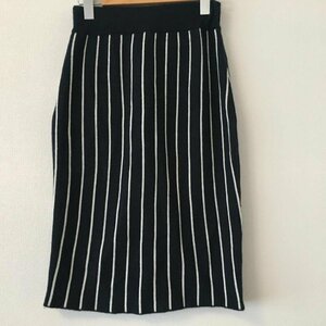 MOUSSY 1 マウジー スカート ひざ丈スカート Skirt Medium Skirt 紺 / ネイビー / X 白 / ホワイト / 10016874