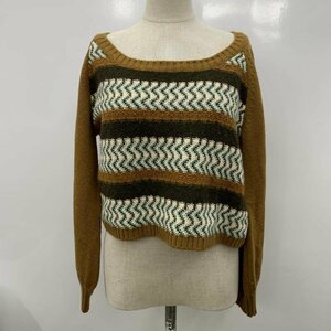 LOWRYS FARM M Lowrys Farm вязаный, свитер длинный рукав Knit Sweater чай / Brown / 10032276