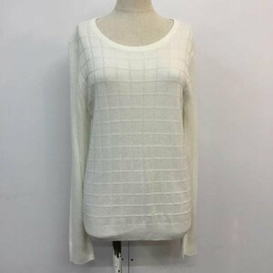 index M インデックス ニット、セーター 長袖 Knit Sweater 白 / ホワイト / 10060716