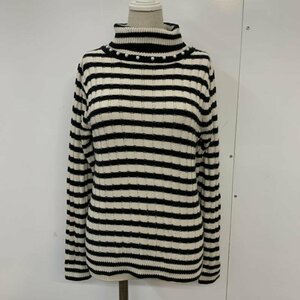 MAJESTIC LEGON FREE マジェスティックレゴン ニット、セーター 長袖 ボーダー タートルネック Knit Sweater 10041961