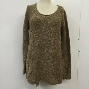 LOWRYS FARM M ローリーズ ファーム ニット、セーター 長袖 Knit Sweater 茶 / ブラウン / 10042578