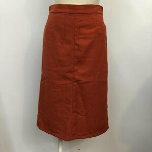 earth music&ecology M アースミュージックアンドエコロジー スカート ひざ丈スカート Skirt Medium Skirt 橙 / オレンジ / 10044955