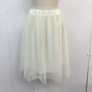 earth music&ecology FREE アースミュージックアンドエコロジー スカート ひざ丈スカート チュール Skirt Medium Skirt 10048506