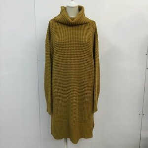 FREAK'S STORE FREE フリークスストア ニット、セーター 長袖 ワッフルニットチュニック ワンピース Knit Sweater 10061276