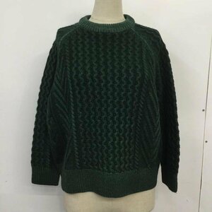 DEMYLEE S デミリー ニット、セーター 長袖 ラグランスリーブ Knit Sweater 緑 / グリーン / 10066437