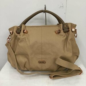 Folli Follie 表記無し フォリフォリ ハンドバッグ ハンドバッグ ショルダー 2WAY Hand Bag ベージュ / ベージュ / 10075493