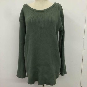 LOWRYS FARM FREE ローリーズ ファーム ニット、セーター 長袖 LF619245CF Knit Sweater 緑 / グリーン / 10082056