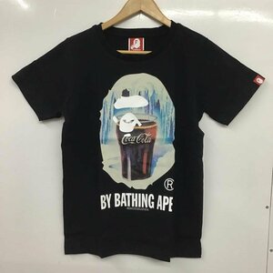 A BATHING APE XS アベイシングエイプ Tシャツ 半袖 コカ・コーラ タグ付 COCA-COLA T Shirt 黒 / ブラック / 10081648