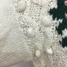 USED M 古着 ニット、セーター 長袖 Knit Sweater 白 / ホワイト / 10082657_画像5