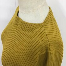 UNITED ARROWS 表記無し ユナイテッドアローズ ニット、セーター 長袖 Knit Sweater マスタード / マスタード / 10083279_画像3