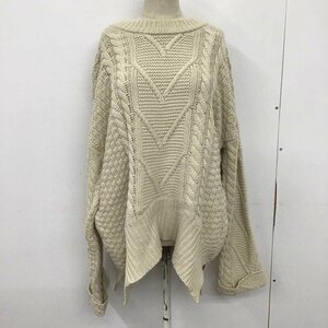 who's who Chico FREE フーズフーチコ ニット、セーター 長袖 Knit Sweater ベージュ / ベージュ / 10083273