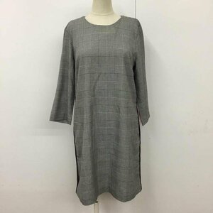 ZARA WOMAN S ザラウーマン ワンピース ひざ丈スカート 7149 058 064 サイドライン バックファスナー 七分袖 10094544