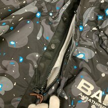 A BATHING APE S アベイシングエイプ ジャケット、上着 ジャンパー、ブルゾン SPACE CAMO LONG HOODIE JACKET Jacket 10015991_画像5