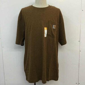 Carhartt L カーハート Tシャツ 半袖 T Shirt 茶 / ブラウン / 10056654