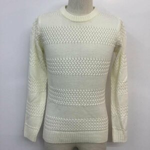 nano・universe S ナノユニバース ニット、セーター 長袖 クルーネック BA64KT0303TY Knit Sweater 白 / ホワイト / 10053967