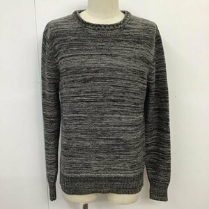 BANKS M バンクス ニット、セーター 長袖 コットン ウール Knit Sweater 黒 / ブラック / X 白 / ホワイト / 10071608