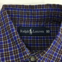 RALPHLAUREN 90cm ラルフローレン シャツ、ブラウス 半袖 キッズ 90cm ボタンダウン チェック Shirt Blouse 10070513_画像8