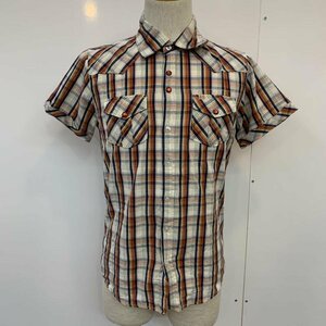 SCOTCH＆SODA S スコッチアンドソーダ シャツ、ブラウス 半袖 カジュアルシャツ チェック ロゴ Shirt Blouse 10034742