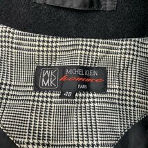 MICHEL KLEIN 48 ミッシェル・クラン コート ピーコート Coat 黒 / ブラック / 10041288_画像10