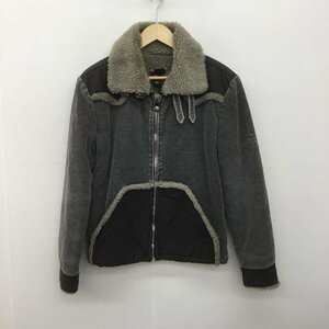 DIESEL S ディーゼル ジャケット、上着 ジャンパー、ブルゾン ボア　コーデュロイ　USED加工 Jacket 灰 / グレー / 10078893