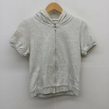 earth music&ecology S アースミュージックアンドエコロジー パーカー 半袖 Hooded Sweatshirt Hoodie 白 / ホワイト / 10038397_画像1