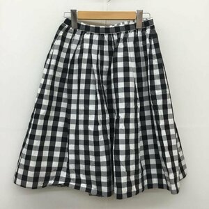 ehka sopo M エヘカソポ スカート ひざ丈スカート Skirt Medium Skirt 白 / ホワイト / X 黒 / ブラック / 10051442
