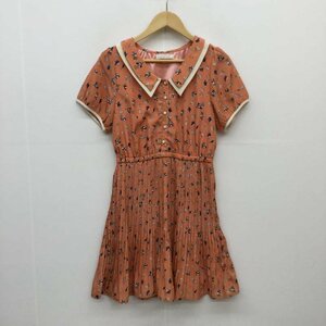 LOWRYS FARM M ローリーズ ファーム ワンピース ひざ丈スカート One-Piece Medium Skirt 橙 / オレンジ / 10034677