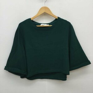 MOUSSY FREE マウジー カットソー 長袖 Cut and Sewn 緑 / グリーン / 10031656