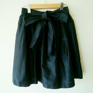 MELROSE 3 メルローズ スカート ひざ丈スカート ギャザースカート Skirt Medium Skirt 紺 / ネイビー / 10005826