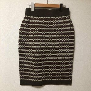 DONA MARIE 40 ドナマリー スカート ひざ丈スカート Skirt Medium Skirt 茶 / ブラウン / X ベージュ / ベージュ / 10005048