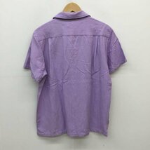 DOUBLE RAINBOUU L ダブルレインボー シャツ、ブラウス 半袖 レーヨン　リネン　半そでシャツ Shirt Blouse 10055433_画像2