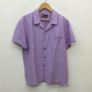 DOUBLE RAINBOUU L ダブルレインボー シャツ、ブラウス 半袖 レーヨン　リネン　半そでシャツ Shirt Blouse 10055433