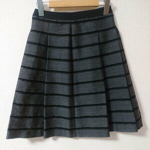 UNTITLED 1 アンタイトル スカート ひざ丈スカート Skirt Medium Skirt 黒 / ブラック / X 灰 / グレー / 10015456