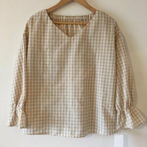 E hyphen world gallery FREE イーハイフンワールドギャラリー シャツ、ブラウス 長袖 Shirt Blouse ベージュ / ベージュ / 10001559