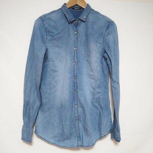 GAS XS ガス シャツ、ブラウス 長袖 Shirt Blouse 青 / ブルー / 10000903