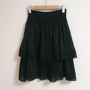 ESPRITMUR 表記無し エスプリミュール スカート ひざ丈スカート Skirt Medium Skirt 黒 / ブラック / 10033205