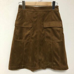 w closet FREE ダブルクローゼット スカート ミニスカート Skirt Mini Skirt Short Skirt 茶 / ブラウン / 10034981