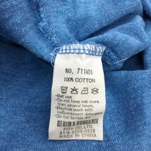 DENIM DUNGAREE 110cm デニムダンガリー Tシャツ 半袖 無地 ロゴ T Shirt 水色 / ライトブルー / 10023566_画像6
