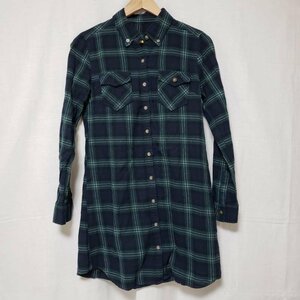 IIMK 38 アイアイエムケー シャツ、ブラウス 長袖 チェック/シャツワンピース Shirt Blouse 10034947