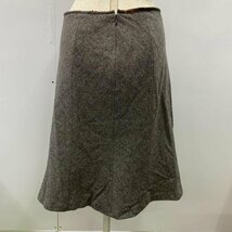 UNTITLED 3 アンタイトル スカート ひざ丈スカート Aラインスカート 無地 Skirt Medium Skirt 茶 / ブラウン / 10032148_画像3