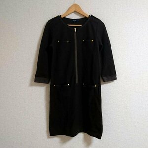 MACPHEE 38 マカフィー ワンピース ひざ丈スカート ウール/ハーフジップ/スタッズ One-Piece Medium Skirt カーキ / カーキ / 10036470