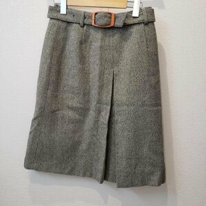 MK MICHEL KLEIN 38 MKミッシェルクラン スカート ひざ丈スカート Skirt Medium Skirt 灰 / グレー / 10031539