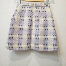 Rirandture 0 リランドチュール スカート ひざ丈スカート Skirt Medium Skirt 白 / ホワイト / X 紫 / パープル / 10001266_画像2
