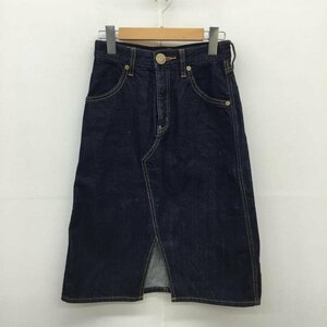 MURUA S ムルーア スカート ひざ丈スカート Aラインスリットスカート Skirt Medium Skirt 紺 / ネイビー / 10058582