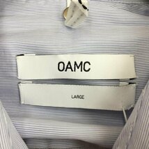 OAMC L オーエーエムシー シャツ、ブラウス 長袖 Shirt Blouse 水色 / ライトブルー / 10067867_画像7