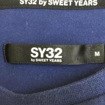 SY32 by SWEET YEARS M エスワイサーティトゥバイスィートイヤーズ Tシャツ 半袖 T Shirt 青 / ブルー / 10068892_画像7