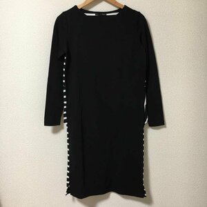 RULe M ルール ワンピース ひざ丈スカート One-Piece Medium Skirt 黒 / ブラック / X 白 / ホワイト / 10005160