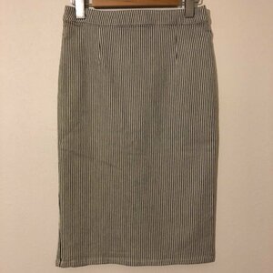 LESOUK 36 ルスーク スカート ひざ丈スカート Skirt Medium Skirt 白 / ホワイト / X 紺 / ネイビー / 10005532