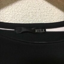 RULe M ルール ワンピース ひざ丈スカート One-Piece Medium Skirt 白 / ホワイト / X 黒 / ブラック / 10005171_画像3